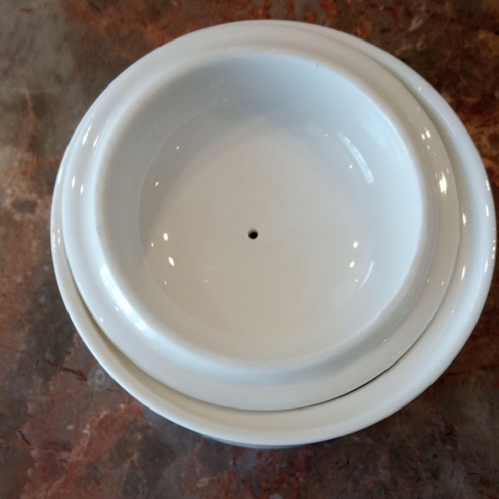 Skye McGhie White Ceramic Bird/Duck Lid Sugar Bowl Or Trinket Box - Picture 5 of 9